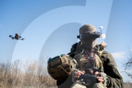 Drone Trial Of A Military Unit Of The Ukrainian Army