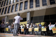 Protest At Department Of Education Against Trump Order