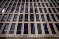 Protest At Department Of Education Against Trump Order