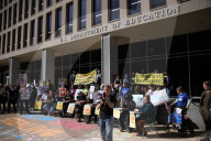 Protest At Department Of Education Against Trump Order