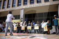Protest At Department Of Education Against Trump Order