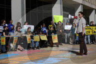 Protest At Department Of Education Against Trump Order