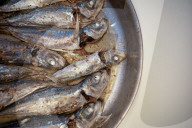 Horse Mackerel In A Pan
