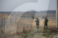 Polish Prime Minister Donald Tusk Visits Troops At The Polish-Belarusian Border