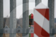 Polish Prime Minister Donald Tusk Visits Troops At The Polish-Belarusian Border