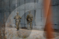 Polish Prime Minister Donald Tusk Visits Troops At The Polish-Belarusian Border