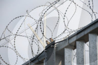 Polish Prime Minister Donald Tusk Visits Troops At The Polish-Belarusian Border