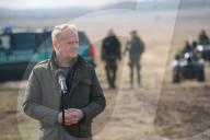 Polish Prime Minister Donald Tusk Visits Troops At The Polish-Belarusian Border