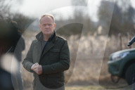 Polish Prime Minister Donald Tusk Visits Troops At The Polish-Belarusian Border
