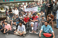 Injured Students Of July Revolution Protest In Dhaka.