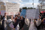 Protest After The Arrest Of Ekrem Imamoglu In Istanbul, Turkey
