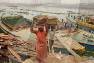 Women At Hard In Gabtoli River Port