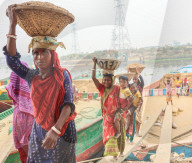 Women At Hard In Gabtoli River Port
