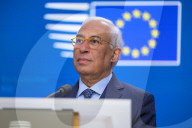 Antonio Costa - Ursula Von Der Leyen - EU Summit Brussels	