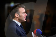 Emmanuel Macron  -  EU Summit Brussels