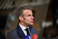 Emmanuel Macron  -  EU Summit Brussels
