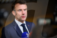 Emmanuel Macron  -  EU Summit Brussels