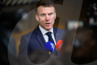 Emmanuel Macron  -  EU Summit Brussels