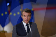 Emmanuel Macron  -  EU Summit Brussels