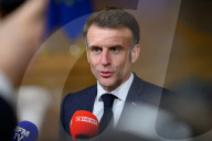 Emmanuel Macron  -  EU Summit Brussels