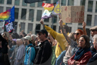 Querdenker Group And Some Right Wings Group Demo Against Weapon Delivery In Duesseldorf