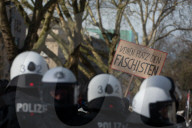 Querdenker Group And Some Right Wings Group Demo Against Weapon Delivery In Duesseldorf