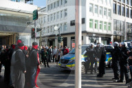 Querdenker Group And Some Right Wings Group Demo Against Weapon Delivery In Duesseldorf