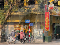 Street Life At Ngô Quy?n & Tràng Ti?n Intersection In Hanoi