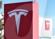 Protest Against Elon Musk At Edmonton Tesla Dealership