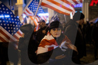 115th Day Of Protest:  March In Support Of The “Friend Act-Megobari Act” , Tbilisi, On March 22, 2025.