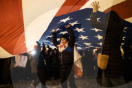 115th Day Of Protest:  March In Support Of The “Friend Act-Megobari Act” , Tbilisi, On March 22, 2025.