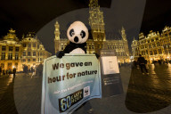 Brussels marks Earth Hour 2025 with symbolic lights-off and fire show at Grand Place to highlight climate action