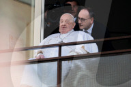 Pope Francis Appears To Crowds For First Time After Prolonged Hospital Stay