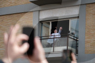 Pope Francis Appears To Crowds For First Time After Prolonged Hospital Stay