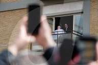 Pope Francis Appears To Crowds For First Time After Prolonged Hospital Stay