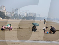 Sa^`m So?n Beach In Thanh Hoya, Vietnam 