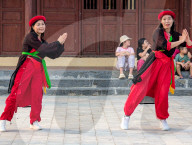 Traditional Dances At Hoi An Park In Thanh Hoa