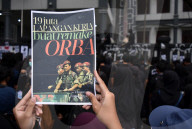 Demonstration Against The Passage Of The TNI Law In Indonesia