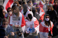 Belarus Opposition Rally 
