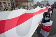 Belarus Opposition Rally 