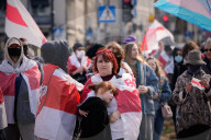 Belarus Opposition Rally 