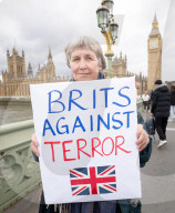 Our Fight, a pro-Israel anti-terrorism campaign group primarily made up of non-Jewish activists hold a rally on the eighth anniversary of the Westminster Bridge attack (22nd March 2017) when five people were murdered Kurt Cochran; Leslie Rhodes; Aysha Fra