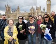 Our Fight, a pro-Israel anti-terrorism campaign group primarily made up of non-Jewish activists hold a rally on the eighth anniversary of the Westminster Bridge attack (22nd March 2017) when five people were murdered Kurt Cochran; Leslie Rhodes; Aysha Fra