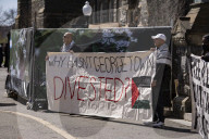 Georgetown University Students And Community Leaders   Had A Protesting  ICE, MPD  And Other Law Enforcement  Agencies On College Campus