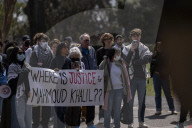 Georgetown University Students And Community Leaders   Had A Protesting  ICE, MPD  And Other Law Enforcement  Agencies On College Campus