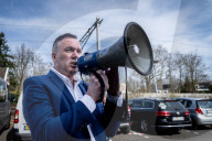 Dutch Far Right Group NVU Versus The Far Left In Baarn The Netherlands