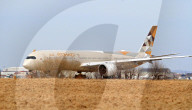 Aircraft Taxi To The Runway At Toronto Pearson International Airport