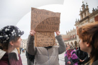 Pro-Palestine Demonstration In Krakow, Poland