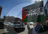 Fight Back For Palestine Protest In Edmonton 