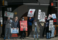 Fight Back For Palestine Protest In Edmonton 